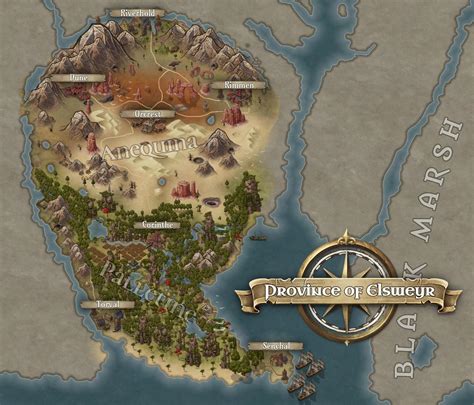 An Updated Version Of My Earlier Elsweyr Map Im Planning On Posting