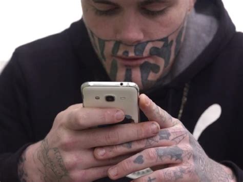 man with devast8 face tattoo can t understand why no one will employ him
