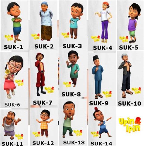 Detail Gambar Karakter Upin Ipin Koleksi Nomer 9