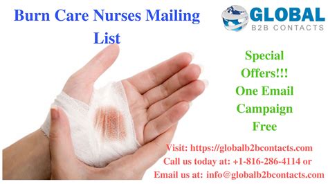 Burn Care Nurses Mailing List | Burn care nursing, Burn 