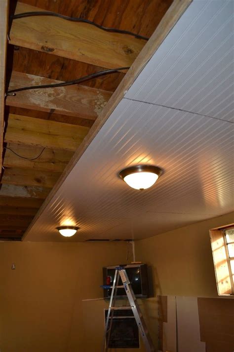 Basement Ceiling Installation Looks So Much Better Than The Typical