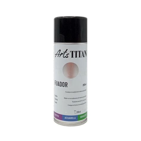 TITAN SPRAY FIJADOR 400 ML PASTEL ACUARELA Y GOUACHE