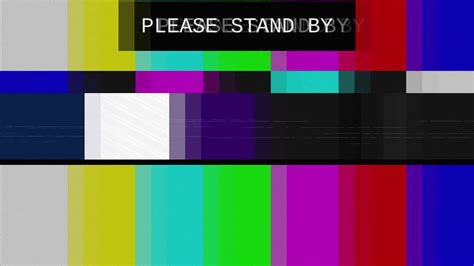 Smpte Color Bars Tv Please Stand By Tv Color Bars 1281584 Hd