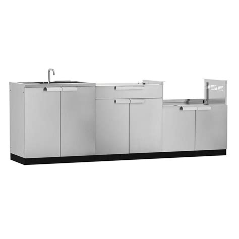 The home of your dreams is just an overstock order away! NewAge Products Stainless Steel Classic 3-Piece 97x36x24 ...