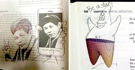 20 Bored Students Who Created The Best Textbook Doodles