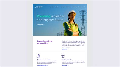 Exelon Brand and Visual Identity Case Study | The Energy Wave Symbol
