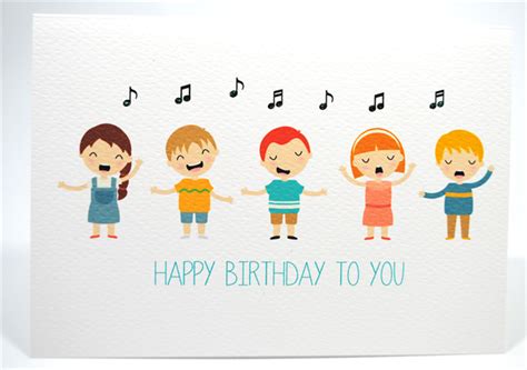 Email birthday cards to those special men. Happy Birthday Card - Kids Singing Happy Birthday - HBC169 | Mum and Me Handmade Designs ...