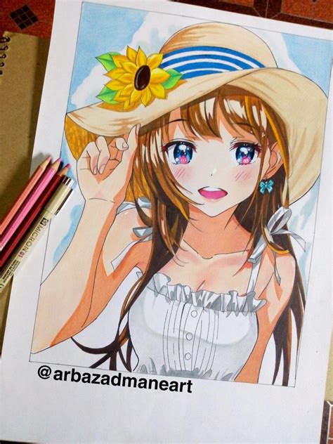 Copic Drawings Book Art Drawings Chibi Drawings Anime Girl Drawings