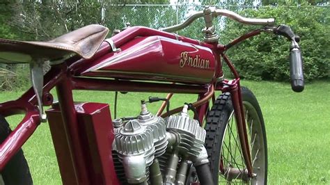 Indian Board Track Racer Motorcycle 1920 Vintage Youtube