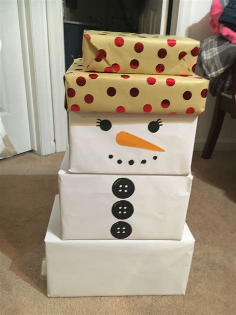Snowman Christmas Packages Unique T Wrapping Christmas Christmas