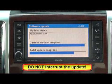 How to update Dodge uConnect myGIG system - YouTube