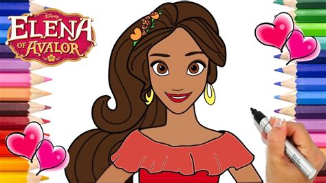 Disney Elena Of Avalor Coloring Book Elena Of Avalor Coloring Pages