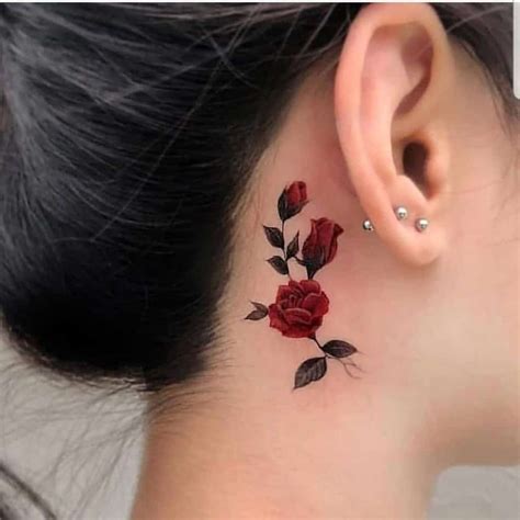 Ideas De Tatuajes Detrás De La Oreja Y Su Significado Tatuajes 360