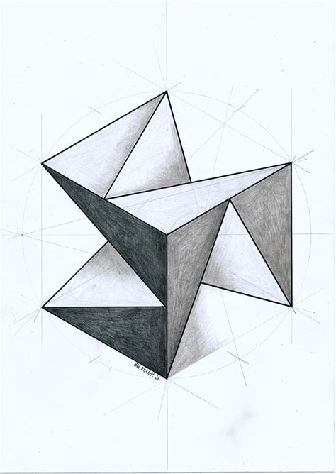 Polyhedra Solid Geometry Symmetry Pattern Handmade Escher