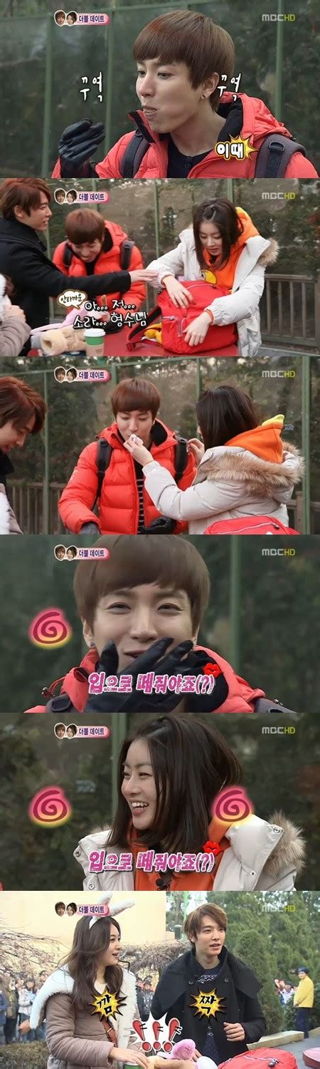Lee sena was inexperienced,unlike hyuk, and probably reacted. Leeteuk Wants a Kiss From Kang Sora 'We Got Married ...