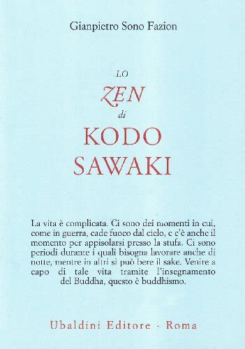 Lo Zen Di Kodo Sawaki Uk Sono Fazion G Pietro