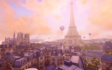 Video Game Overwatch Eiffel Tower Hd Wallpaper Overwatch Paris Map ...