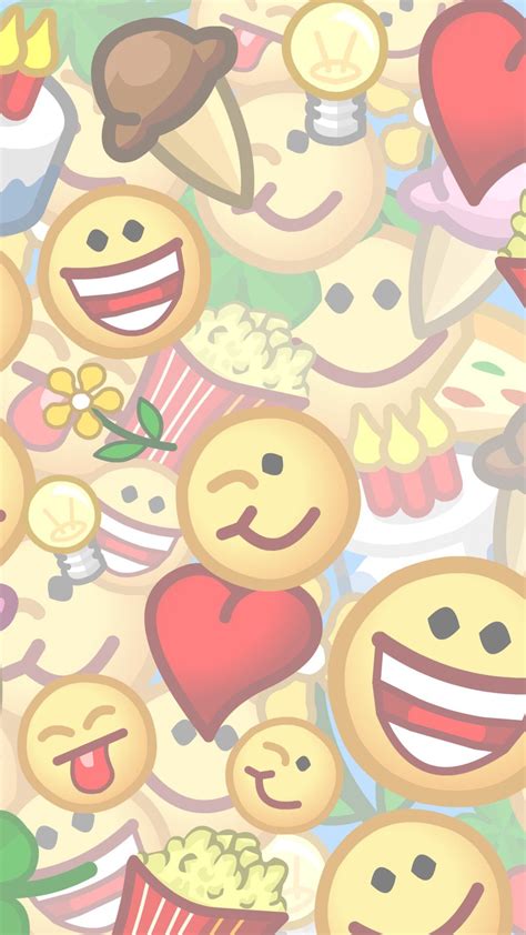 Cute Iphone Emojis Wallpapers Wallpaper Cave