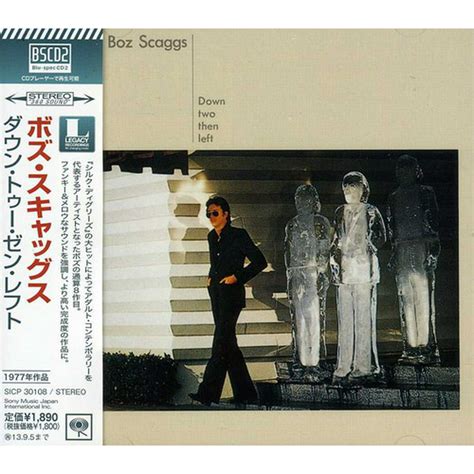Boz Scaggs Down Two Then Left Cd