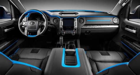 Voodoo Blue Toyota Tundra Gets Custom Interior Courtesy Of Carlex