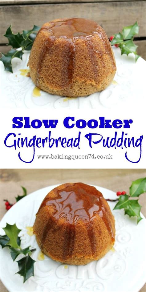 slow cooker gingerbread pudding slow cooker desserts slow cooker pudding recipes slow cooker