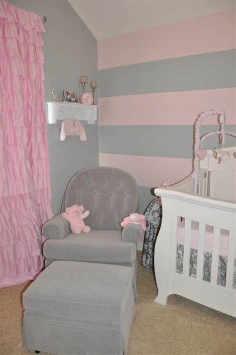 With our wall murals, you can cover an entire wall with a rad. Peyton's Pink and Gray Nursery - Project Nursery