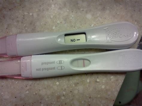 Early urine pregnancy tests are now highly sensitive and can detect hcg only five to six days after implantation, which is about three weeks from a home pregnancy test can show a positive result when you aren't pregnant. First Response Digital Vs. Regular?? (photo),,, - BabyCenter