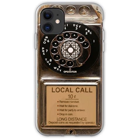 Phone Antique Rotary Dial Pay Telephone Booth Iphone Case By Antiqueart