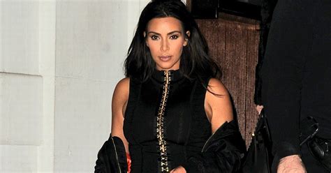 Kim Kardashian Suffers Fashion Fail In Camel Toe Flashing Nude Bodysuit