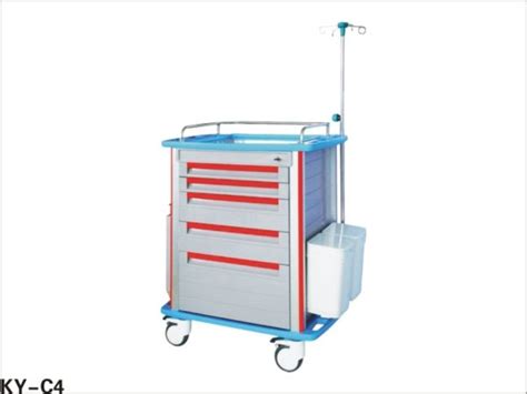 CHARIOT SOINS DURGENCE ABS 850X520X950 MM Géant Medical