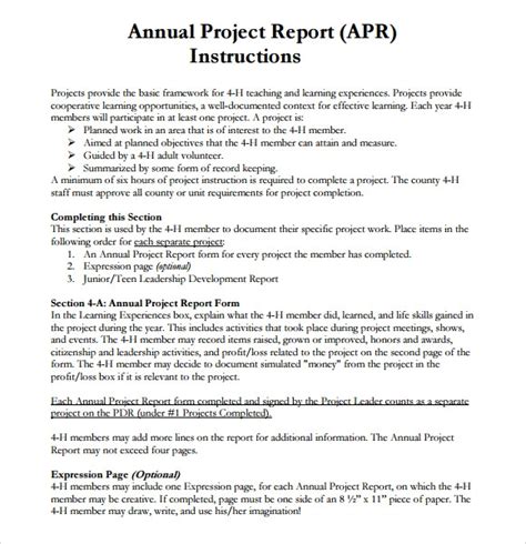 21 Free 6 Free Project Report Templates Word Excel Formats