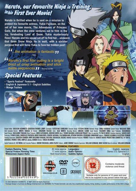 Naruto The Movie Ninja Clash In The Land Of Snow 2004