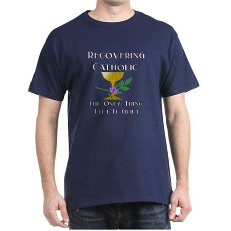 Recovering Catholic Mens Value T Shirt Recovering Catholic Navy Blue T