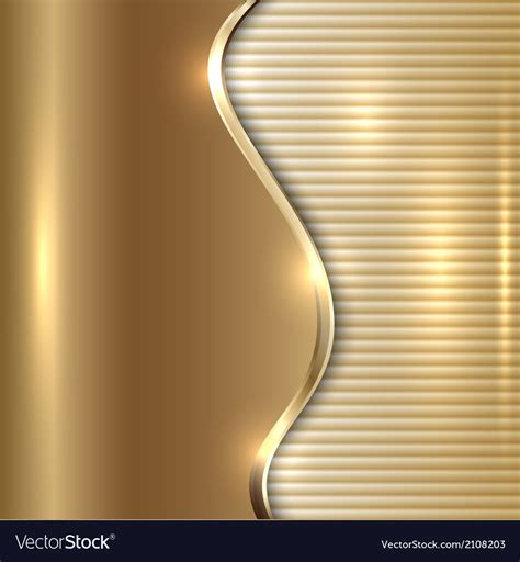 Abstract Beige Background With Curve And Stripes Vector Image