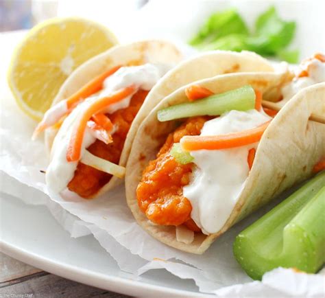 Chicken joint in columbia, south carolina. Mini Buffalo Chicken Tacos - The Chunky Chef