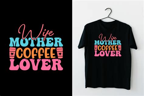 wife mother coffee lover retro svg graphic by rajibstore 987 · creative fabrica