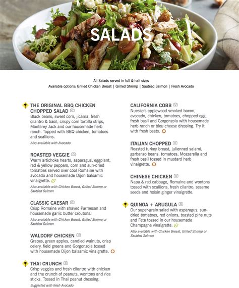 California Pizza Kitchen Menu Oc Restaurant Guides