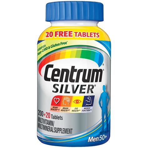 Buy Centrum Silver Multivitamins For Men Over 50 Multimineral