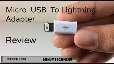 Apple Lightning To Micro Usb Adapter Review Test Charge Ipadipod
