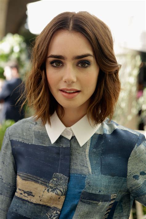 Top 172 Lily Collins Short Hair Photoshoot Polarrunningexpeditions
