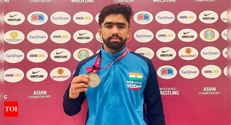 India Win Three Medals At Asian Wrestling Championships More Sports