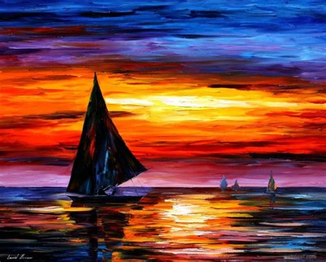 Sunset Painting Leonid Afremov 16