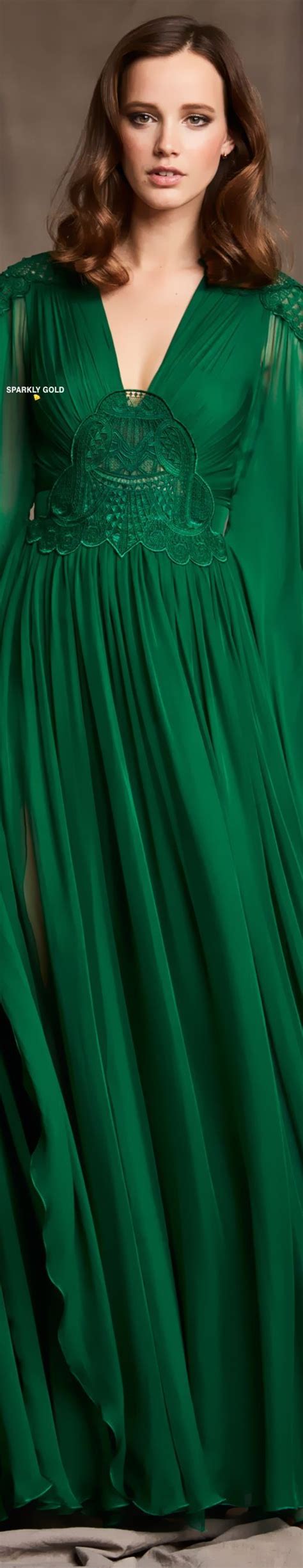 Zuhair Murad Pre Fall 2020 Beautiful Gowns Green Fashion Fashion