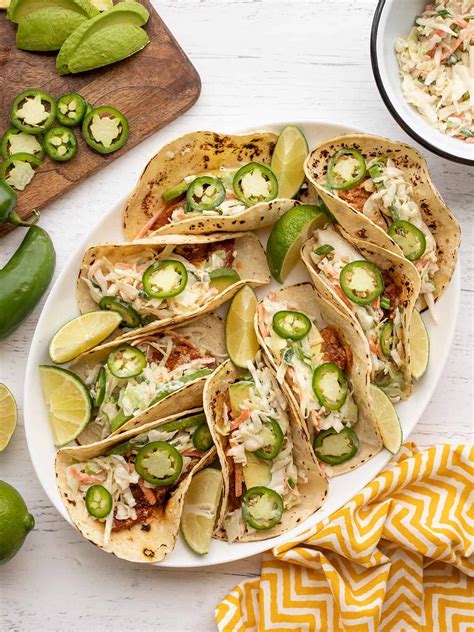 Easy Fish Tacos With Cumin Lime Slaw Budget Bytes
