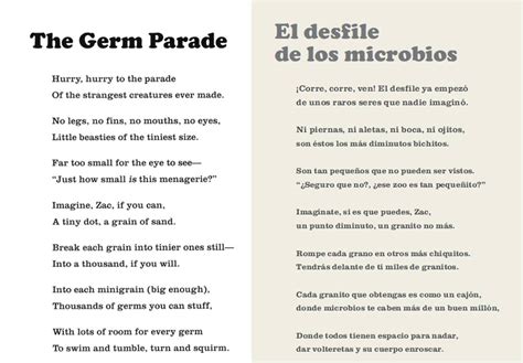 aqui dejo los primeros versos en ingles y en espanol