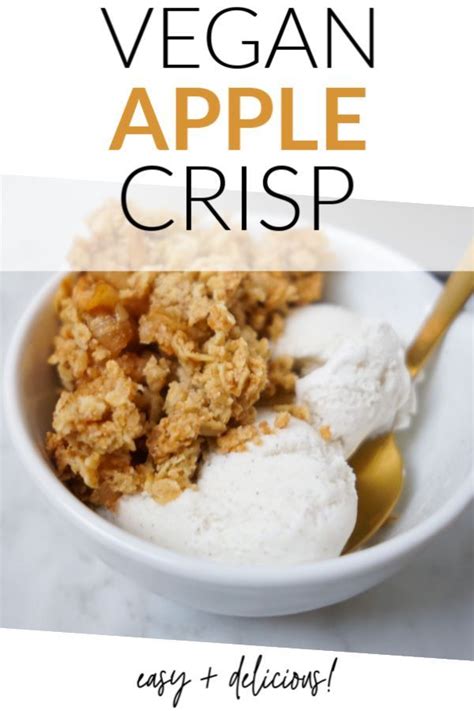 Easy Vegan Apple Crisp Healthy Delicious Whitney E Rd Recipe