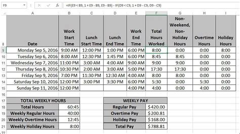 Holiday Pay Calculator Spreadsheet Printable Spreadshee Holiday