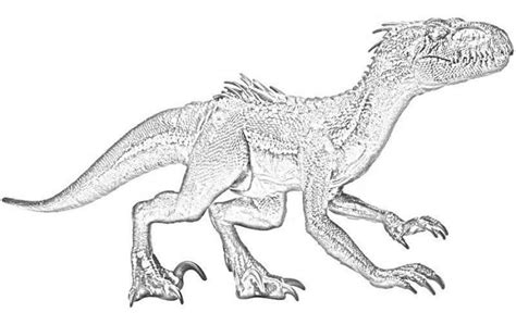 Jurassic Park Indoraptor Malbuch Zum Ausdrucken Und Online