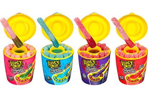 Bazooka Candy Brands Introduces Juicy Drop Gummy Dip N Stix Sweets