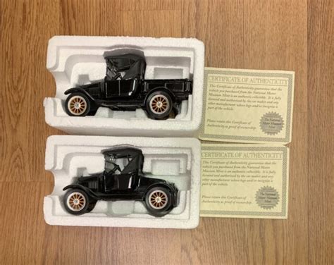 National Motor Museum Mint 1925 Ford Model T Coupe And Pick Up Diecast